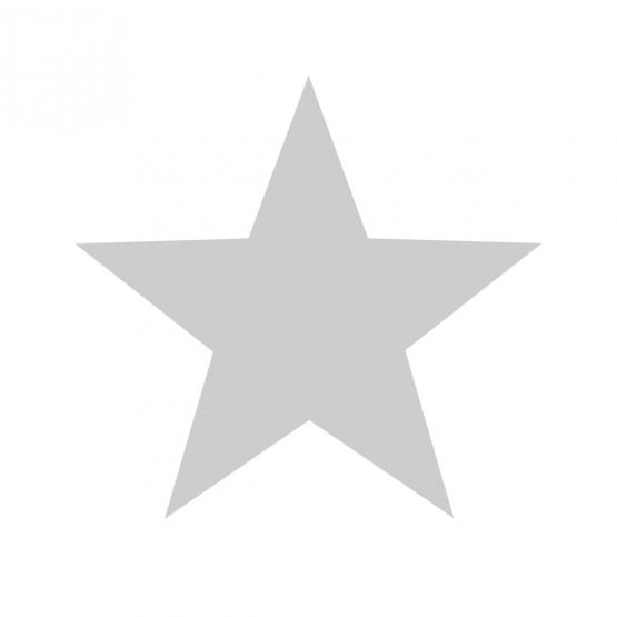 Tapeta na ścian w stylu skandynawskim-Szaro beżowa gwiazda na białym tle
