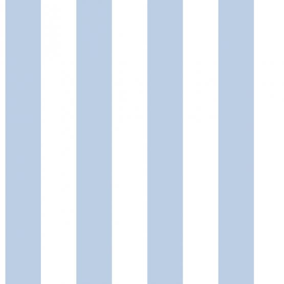 Tapeta ścienna w stylu marynistycznym w pasy biało niebieskie