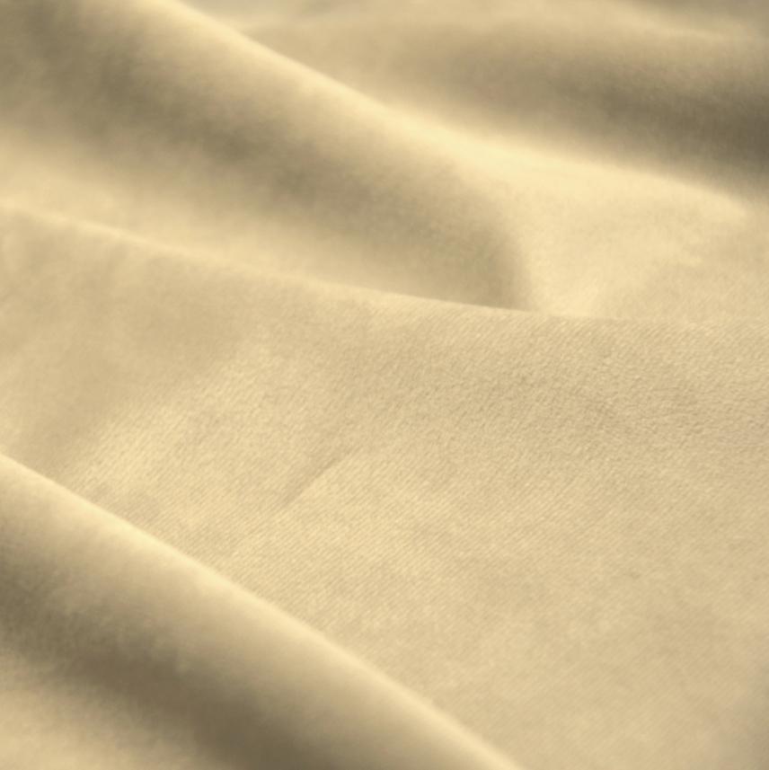 tkanina typu velvet na zasłony w kolorze kremowym-szerokość 300cm 