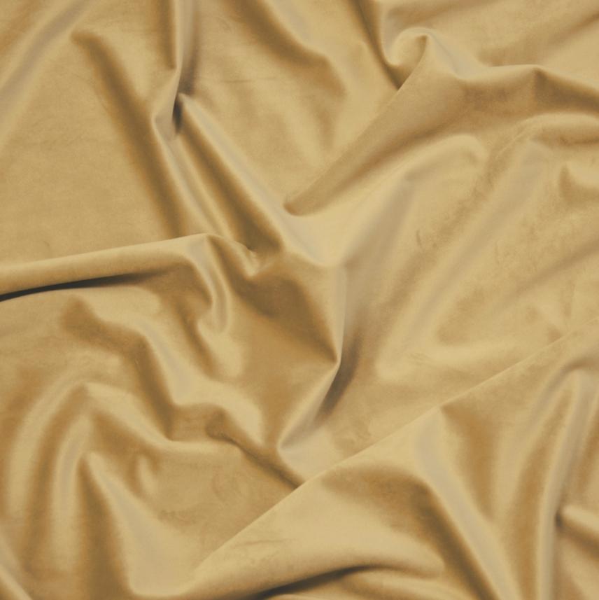 Tkanina zasłonowa typu velvet w tonacji beżowej