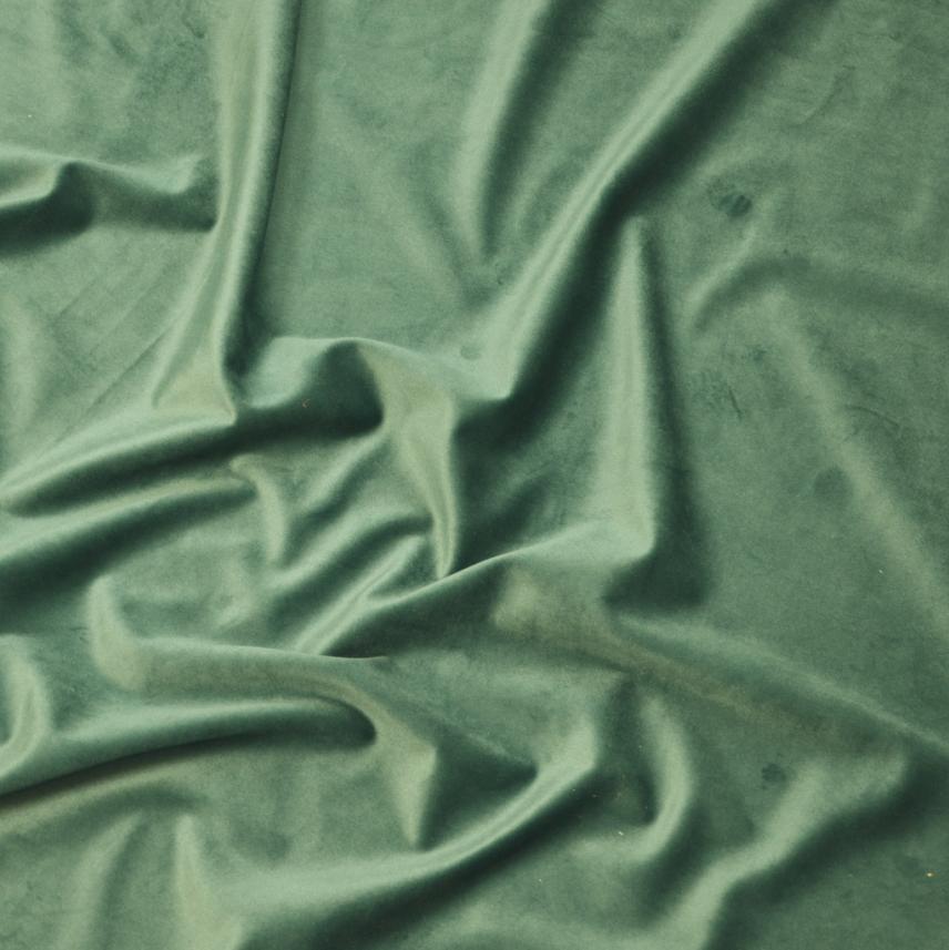Tkanina zasłonowa typu velvet w kolorze zieleni_300cm