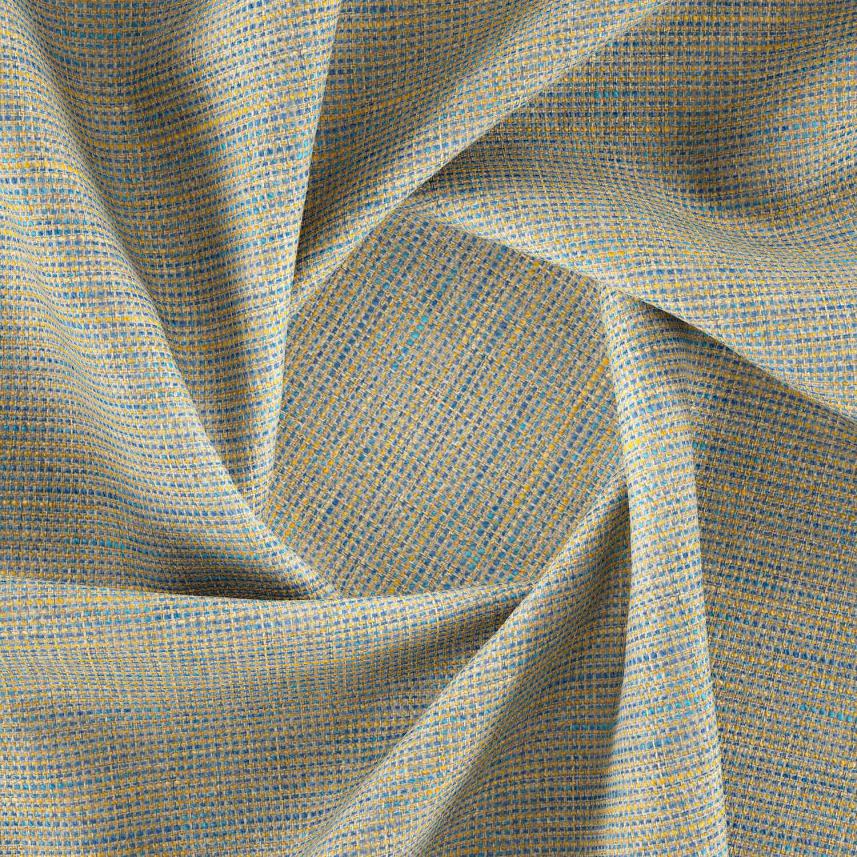 tkanina tapicerska łatwego czyszczenia-wysoka wytrzymałość- niebiesko-miodowy