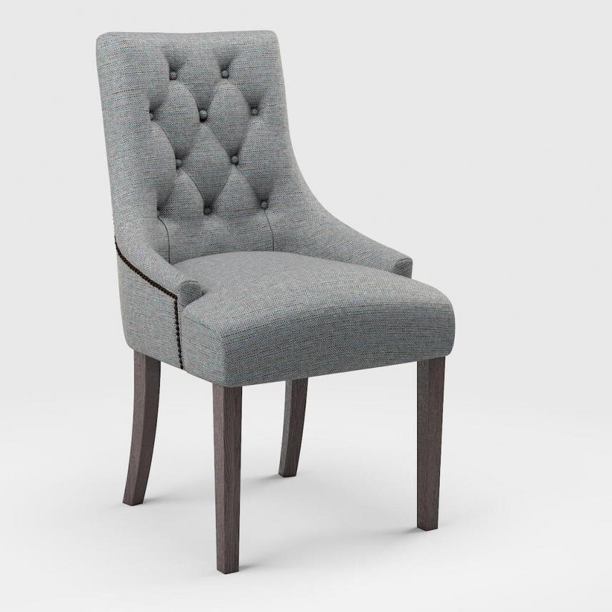 tkanina tapicerska na krzesła i fotel-łatwego czyszczenia-granat