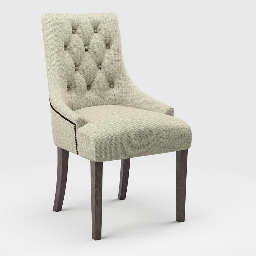 tkanina tapicerska na krzesła i fotel-łatwego czyszczenia-beż-zielony