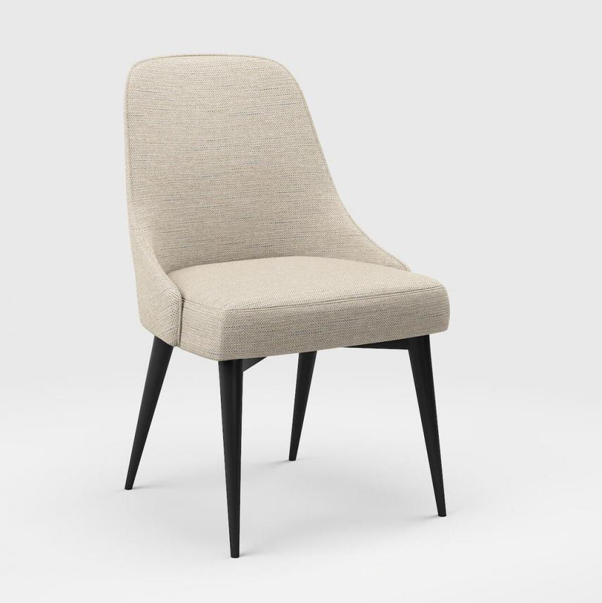 tkanina tapicerska na krzesła i fotel-łatwego czyszczenia-beż
