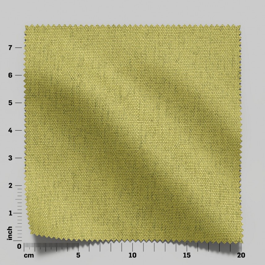 tkanina obiciowa na meble łatwego czyszczenia-zielonożółty-skala