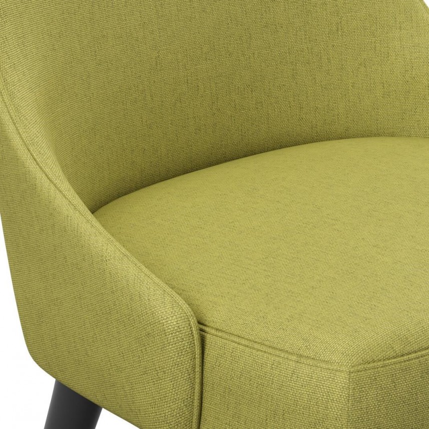 tkanina tapicerska na krzesła-łatwego czyszczenia-antybakteryjna-zielonożółty