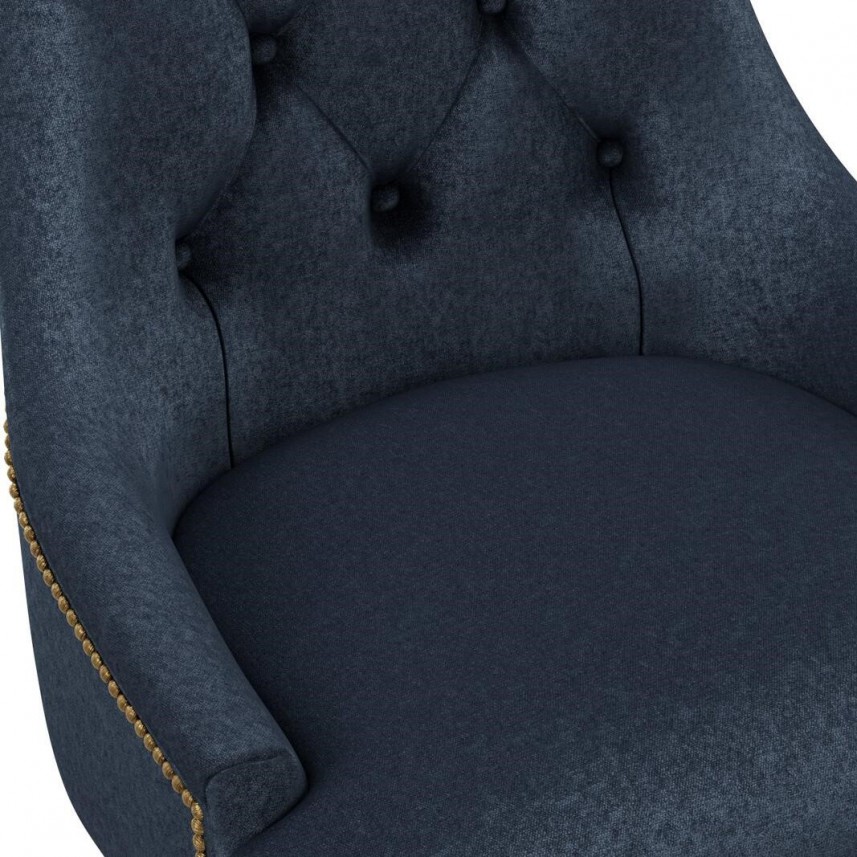 tkanina tapicerska na krzesła-łatwego czyszczenia-antybakteryjna-ciemny granat