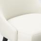 tkanina tapicerska łatwego czyszczenia na krzesła i fotele - plusz kremowy