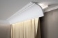 Uniwersalna listwa sufitowa, oświetleniowa, maskownica - Mardom Decor MD105 - 200 x 10,8 x 12 cm - podświetlenie LED maskownica