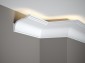 Gzyms - listwa sufitowa, oświetleniowa, maskownica - Mardom Decor MD110 - 200 x 8,9 x 10,6 cm - podświetlenie LED