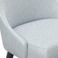 tkanina tapicerska na krzesła-łatwego czyszczenia-antybakteryjna-jasny gołębi