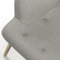 tkanina tapicerska na fotele-łatwego czyszczenia-ciepły szary