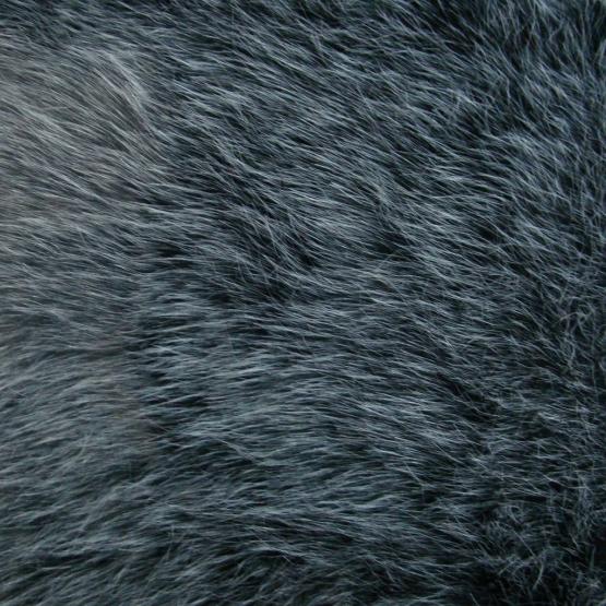 Tkanina futerkowa FOX czarno-biały