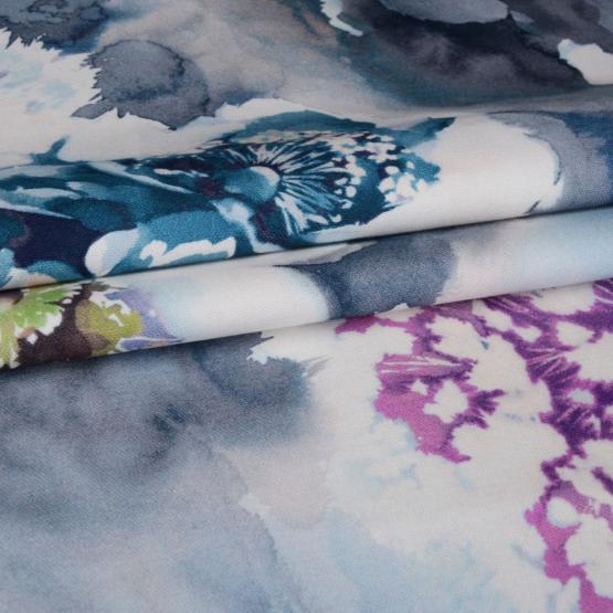 Tkanina-zasłonowa-tapicerska-w stylu angielskim-duże kwiaty
