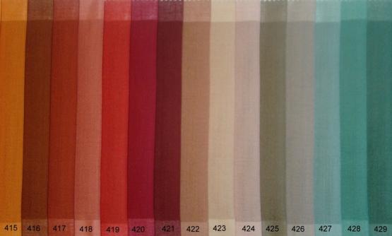 Tkanina Lipari i Ispra -  paleta kolorów 2