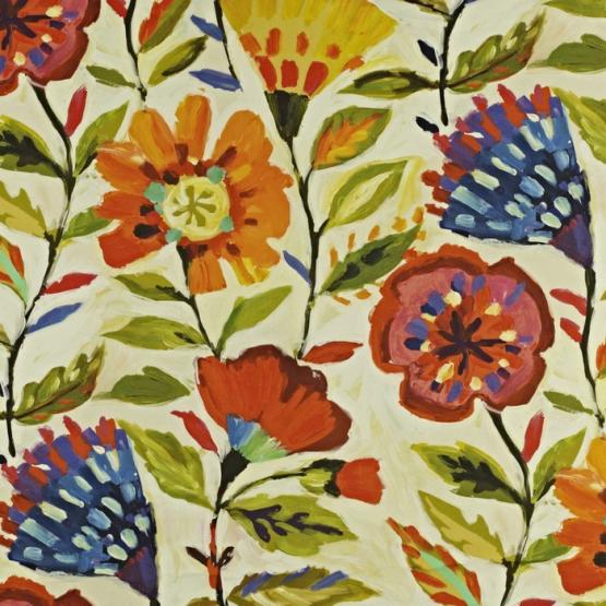 Tkanina-zasłonowa-obiciowa-kolorowe-kwiaty