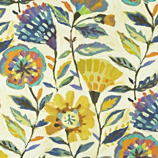 Tkanina-zasłonowa-obiciowa-kolorowe-kwiaty