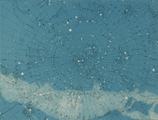 Fototapeta ścienna z motywem Mapy nieba - widok wzoru