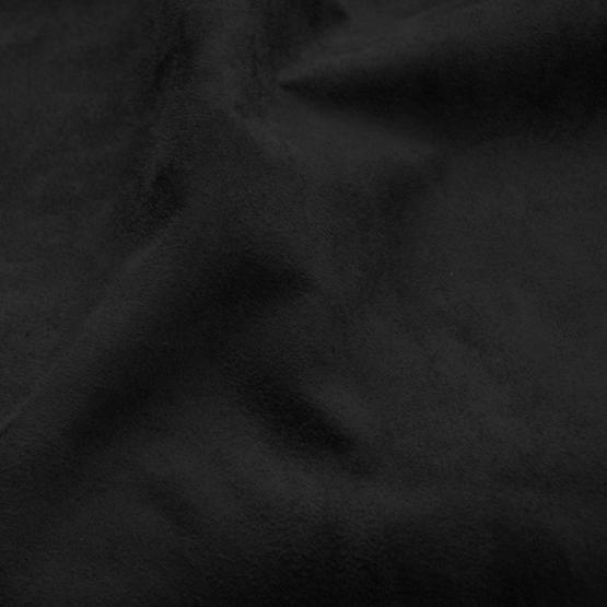 zamszowa tapeta tekstylna odporna na zabrudzenia w kolorze czarnym