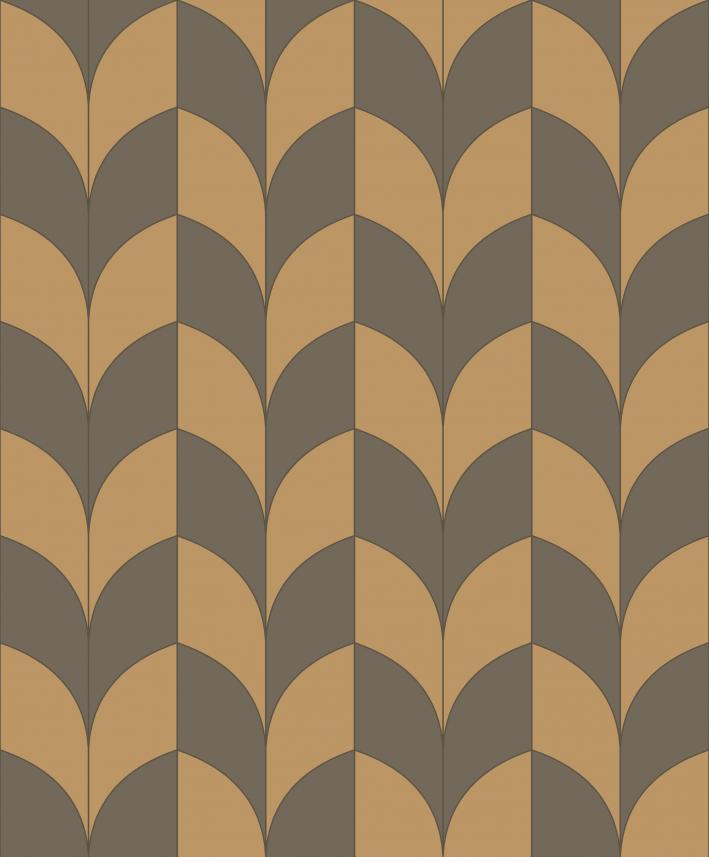 tapeta ścienna w stylu Art Deco - brązowy  - 82252208 BelleEpoque