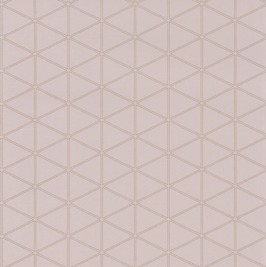 tapeta ścienna w geometryczne wzory - 84174126 NOVA Casadeco - różowy