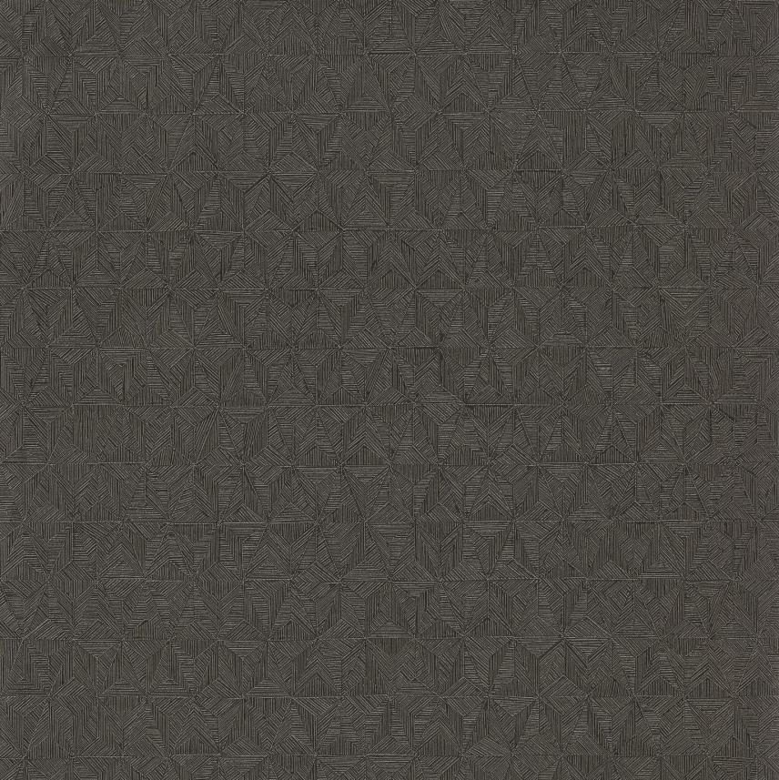 tapeta ścienna w geometryczne wzory - 84149525 NOVA Casadeco - czarny