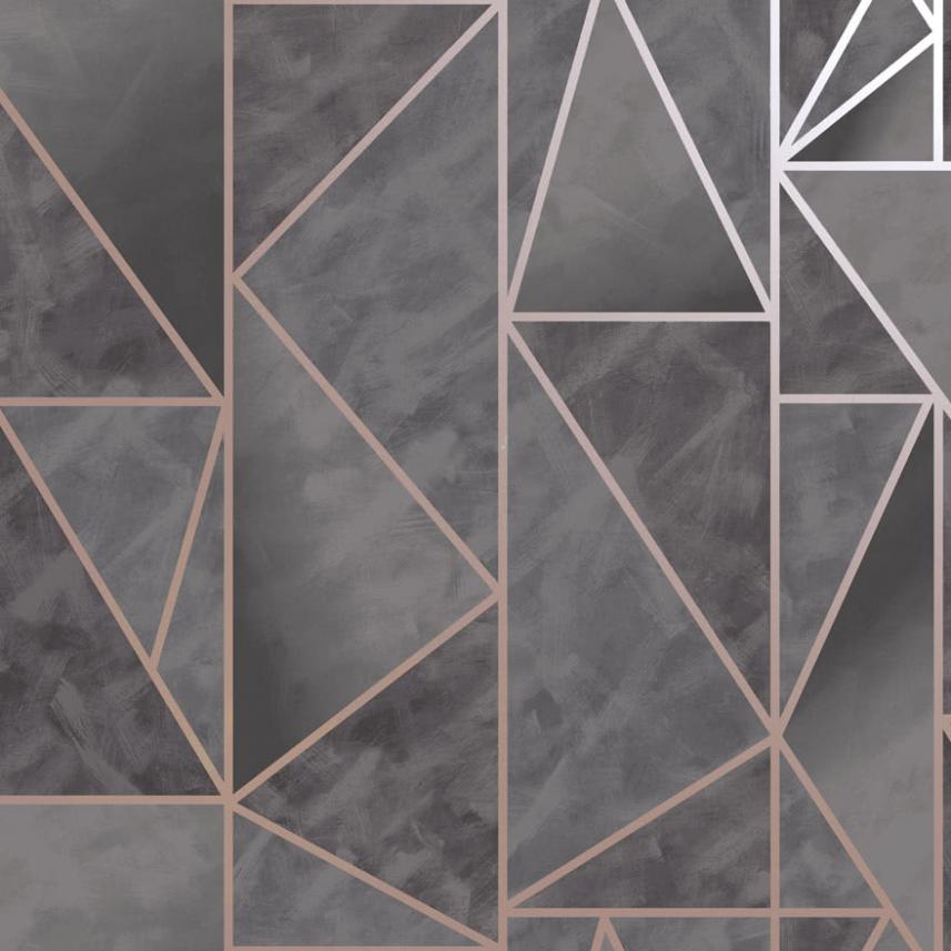 Tapeta ścienna w geometrycznym stylu - geometryczne wzory - Utopia 91142 -wzór