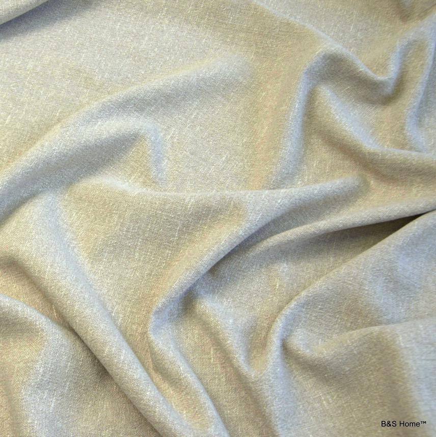Tkanina zasłonowa i dekoracyjna o naturalnym, lnianym splocie-na lniane zasłony-Bruges-jasnobrązowy