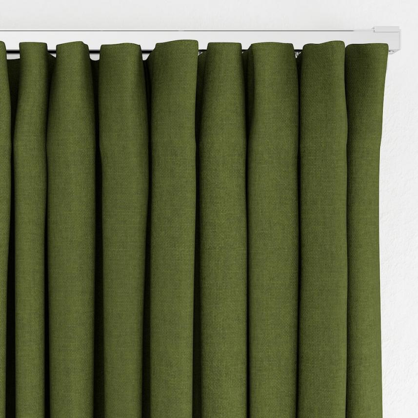 tkanina zasłonowa nie przyjmująca zapachów-zielony