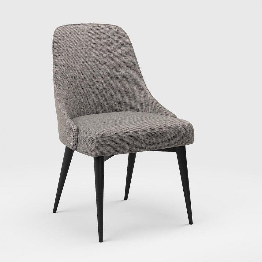 tkanina tapicerska na krzesła i fotel-łatwego czyszczenia-granat
