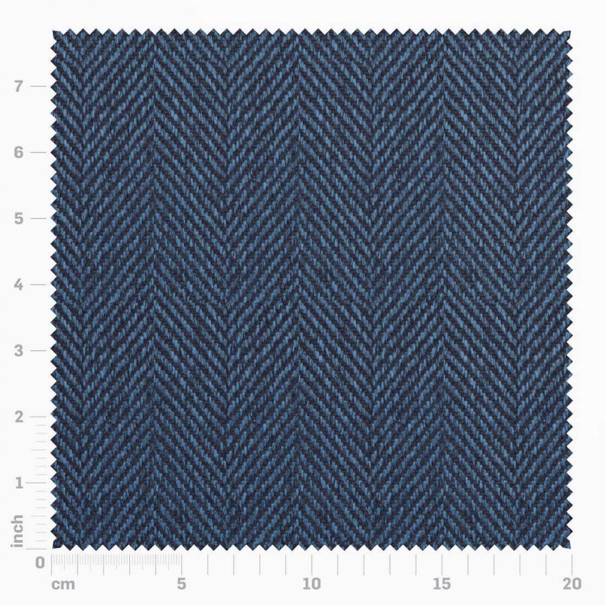 tkanina na obicia mebli i na zasłony-jodełka-skala-granat-niebieski