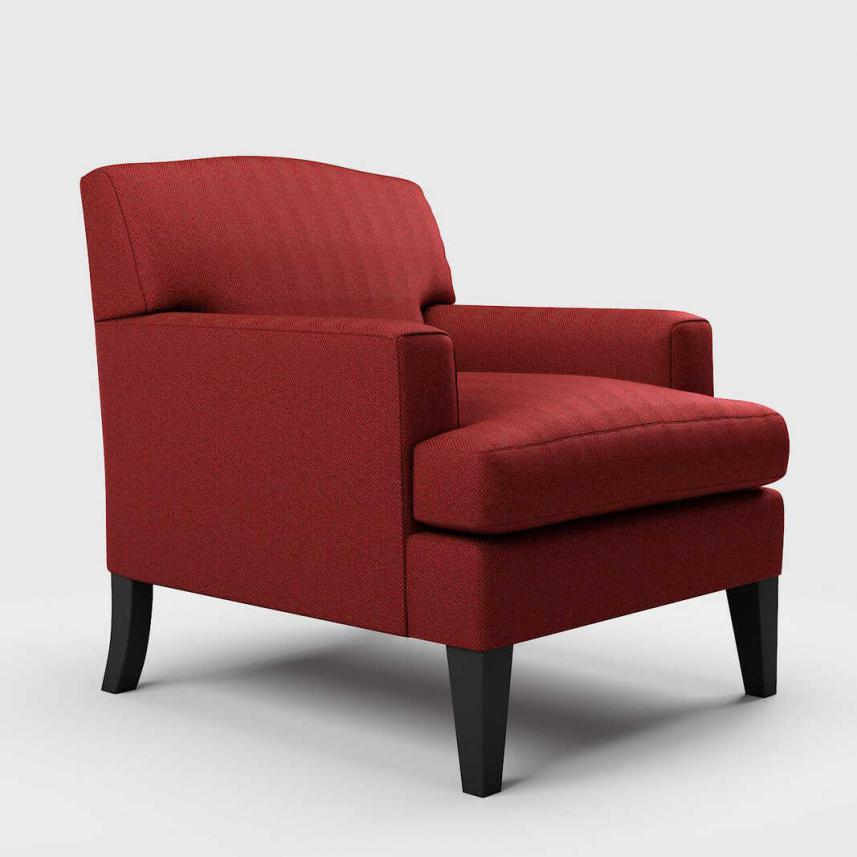 tkanina obiciowa w jodełkę łatwego czyszczenia-na fotel-czerwony-bordo