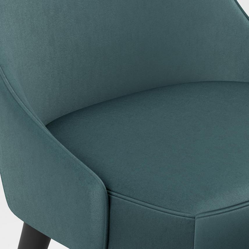 tkanina tapicerska łatwego czyszczenia na krzesła i fotele - plusz zielony