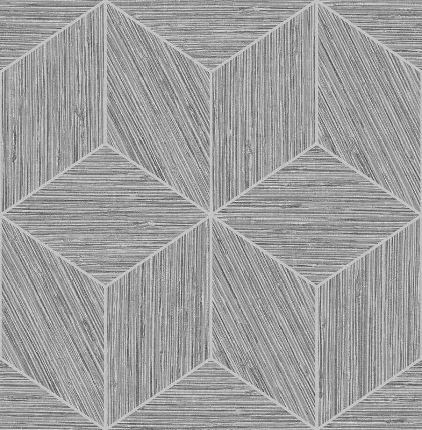 tapeta ścienna z motywem geometrycznym  - szary - Genesis 111730