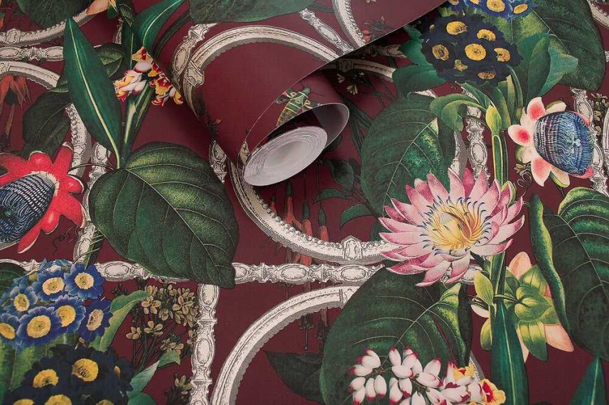 tapety ścienna z motywem kwiatowym - Holden Cascading Gardens 91434