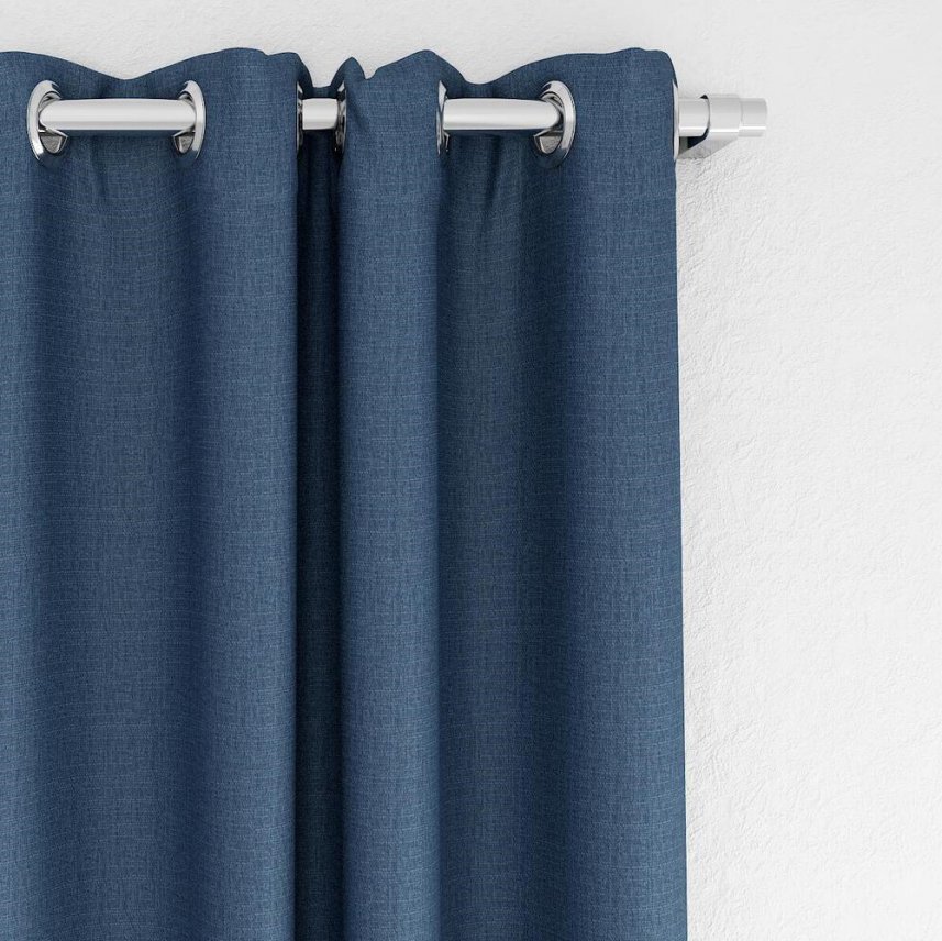 tkanina na zasłony z przelotkami- cover-niebieski