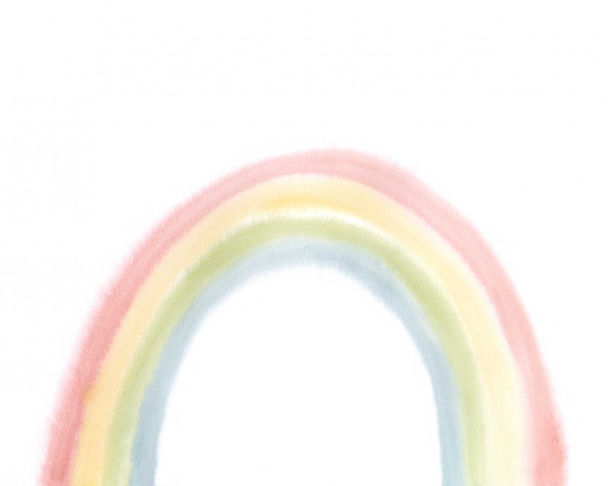 Fototapeta ścienna na wymiar-artystyczny wzór w tonacji wielokolorowej-Rainbow-Multi