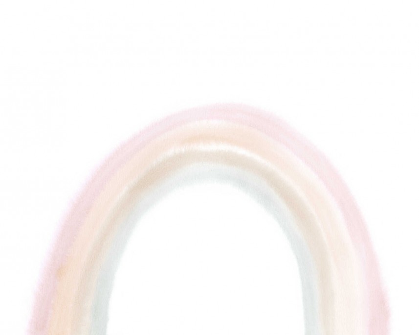 Fototapeta ścienna na wymiar-artystyczny wzór w tonacji pastelowej-Rainbow-Soft