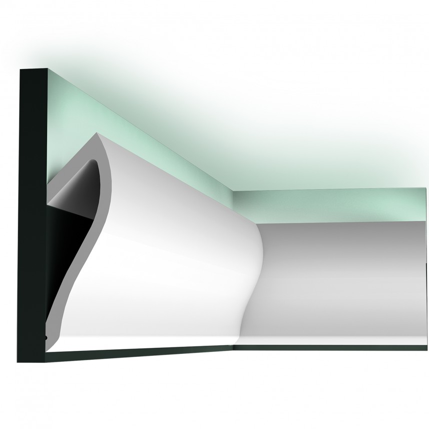 Listwa sufitowa oświetleniowa C371 Orac Decor - 200 x 18,5 x 5,8 cm 