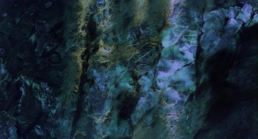 Fototapeta ścienna Raw Marble Blue Textile - w tonacji niebieskiej