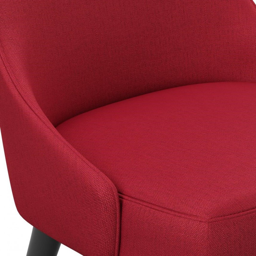 tkanina tapicerska na krzesła-łatwego czyszczenia-antybakteryjna-czerwony