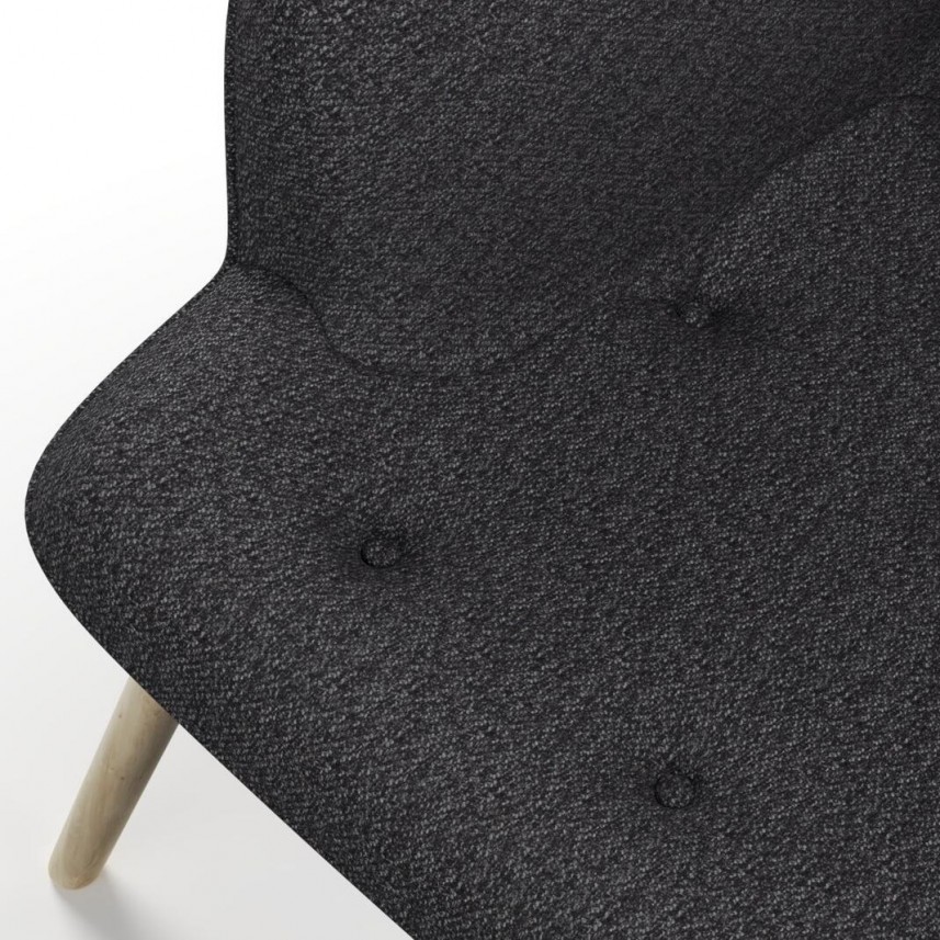 tkanina tapicerska na fotele-łatwego czyszczenia-antybakteryjna-czarny