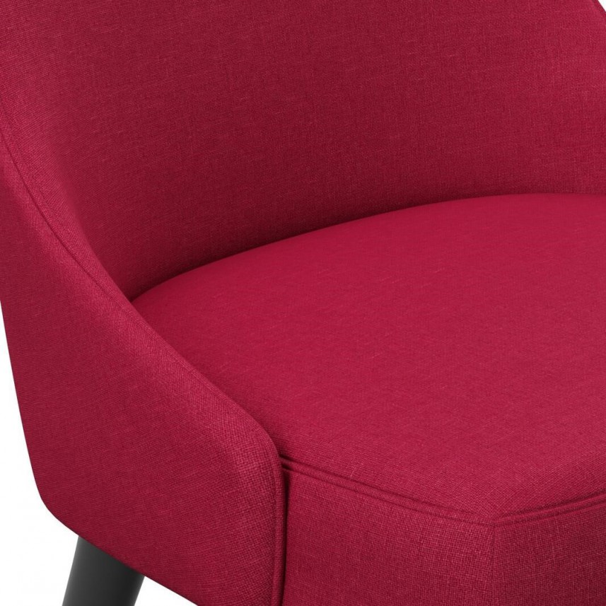 tkanina tapicerska na krzesła-łatwego czyszczenia-malinowy