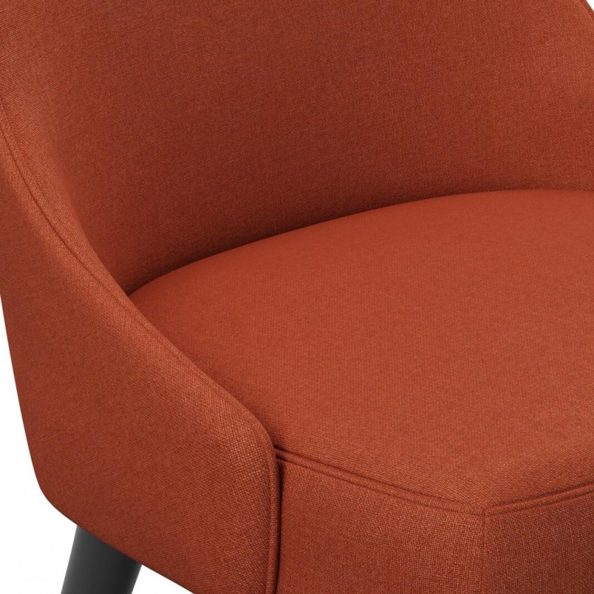 tkanina tapicerska na krzesła-łatwego czyszczenia-ceglany