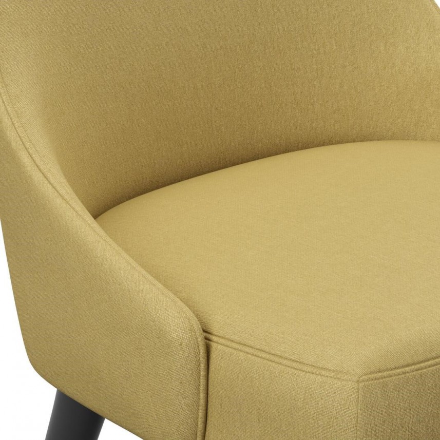 tkanina tapicerska na krzesła-łatwego czyszczenia-żółty