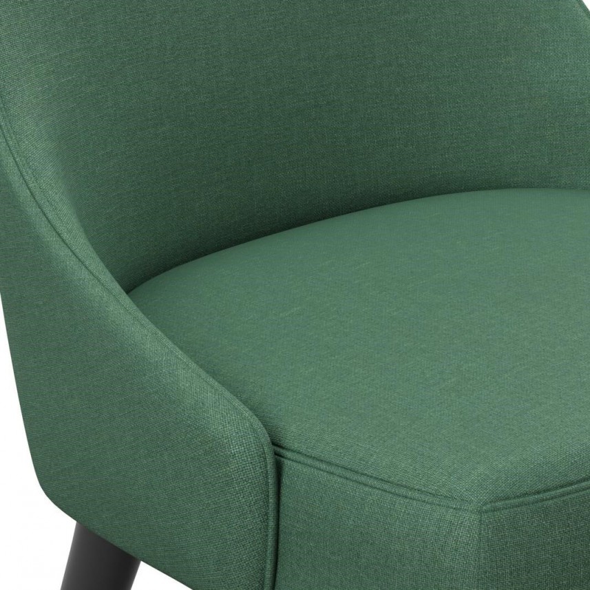 tkanina tapicerska na krzesła-łatwego czyszczenia-ciemny zielony