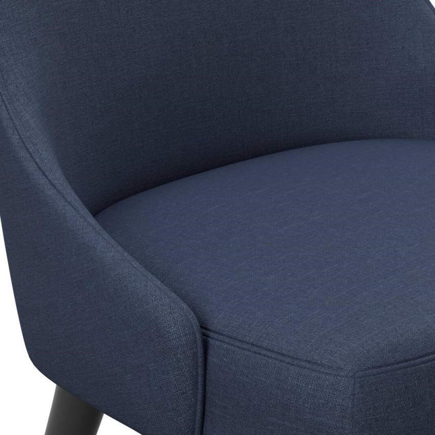 tkanina tapicerska na krzesła-łatwego czyszczenia-granat