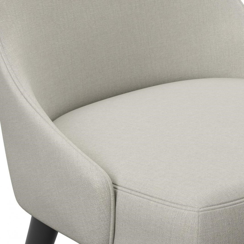tkanina tapicerska na krzesła-łatwego czyszczenia-ciepły szary