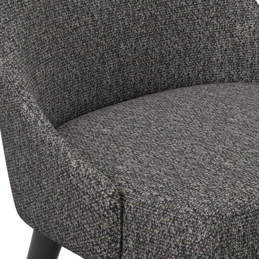 tkanina tapicerska na krzesła-łatwego czyszczenia-antybakteryjna-czarny-szary